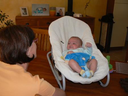 En grande conversation avec Mamie 